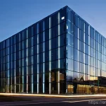 건물 시설관리 자동화 기술 - **Prompt 1: "The Living Building: A Symphony of Sensors and Data"**
A wide, cinematic shot of a ...