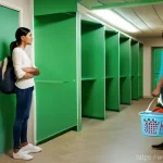 건물 공용비 분쟁 해결 - **Prompt 1: Polite Neighborhood Discussion in a Modern Hallway**
A bright, clean hallway in a co...